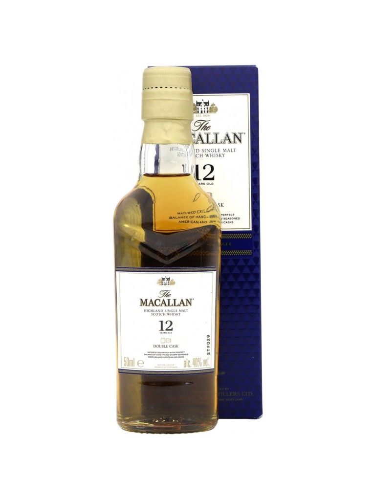 Miniatura Whisky The Macallan Double Cask 12 Años 5cl