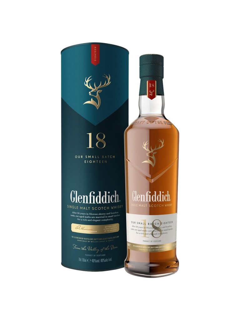 Whisky de malta Glenfiddich 18 años