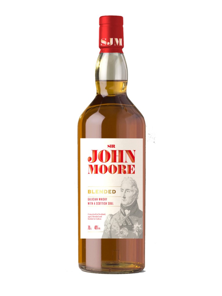 Whisky SIR John Moore blended