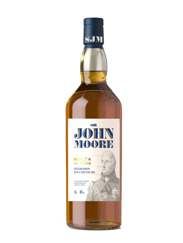 Whisky SIR John Moore Malta 10 años