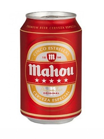 Cerveza Mahou 5 Estrellas Lata 33cl - Comprar Bebidas