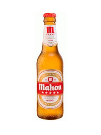 Cerveza Mahou 5 Estrellas 33cl - Comprar Bebidas