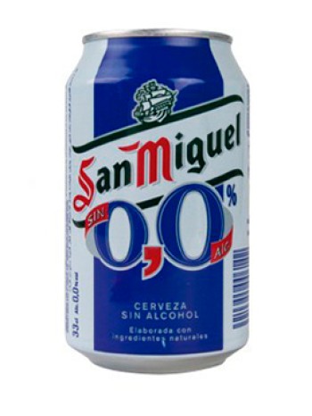 Cerveza San Miguel 0,0% Lata 33cl - Comprar Bebidas