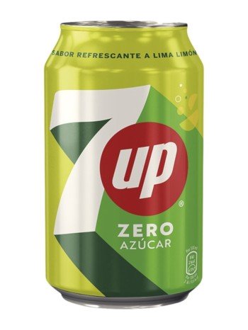 7UP ZERO LATA 33CL