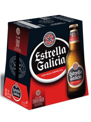 Cerveza Estrella Galicia 20cl Pack 6 Unidades - Comprar Bebidas
